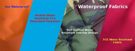 a waterproof fabric|list of waterproof fabrics.